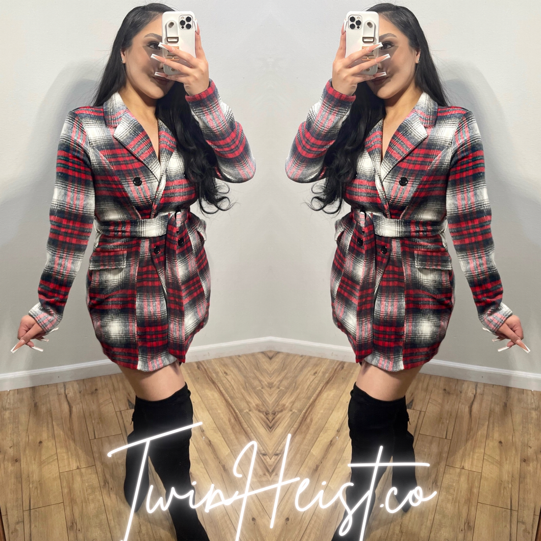 Plaid Moment Coat