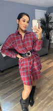 Load image into Gallery viewer, Charlotte Dress Flannel
