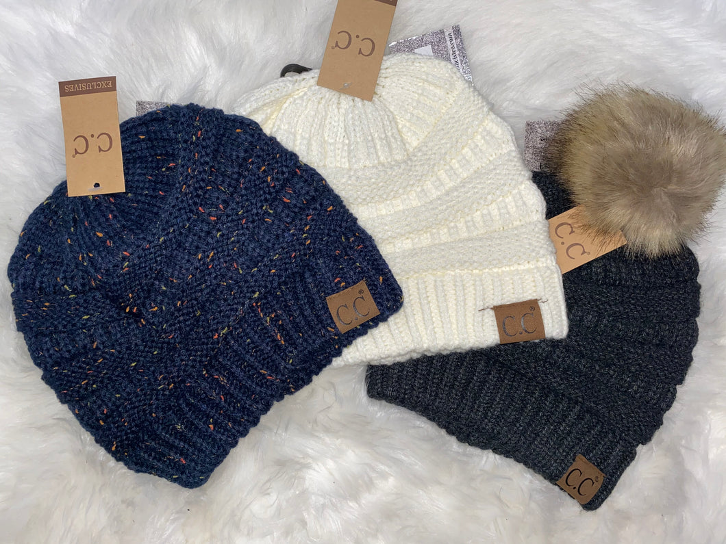 Blue Confetti Beanie