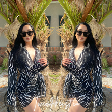 Load image into Gallery viewer, Zebra Time Dress
